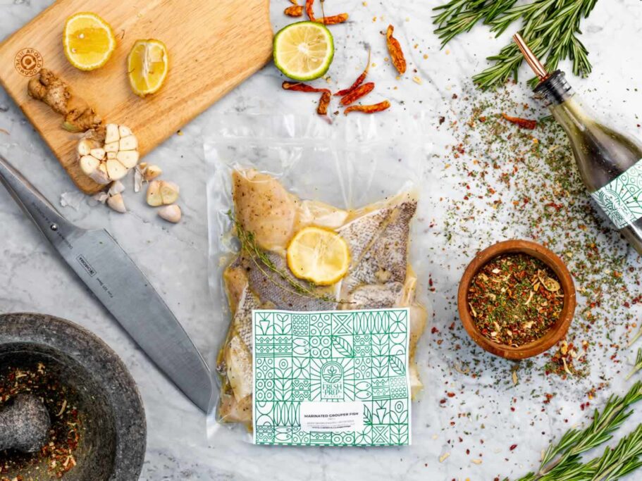 Marinated Grouper Fish